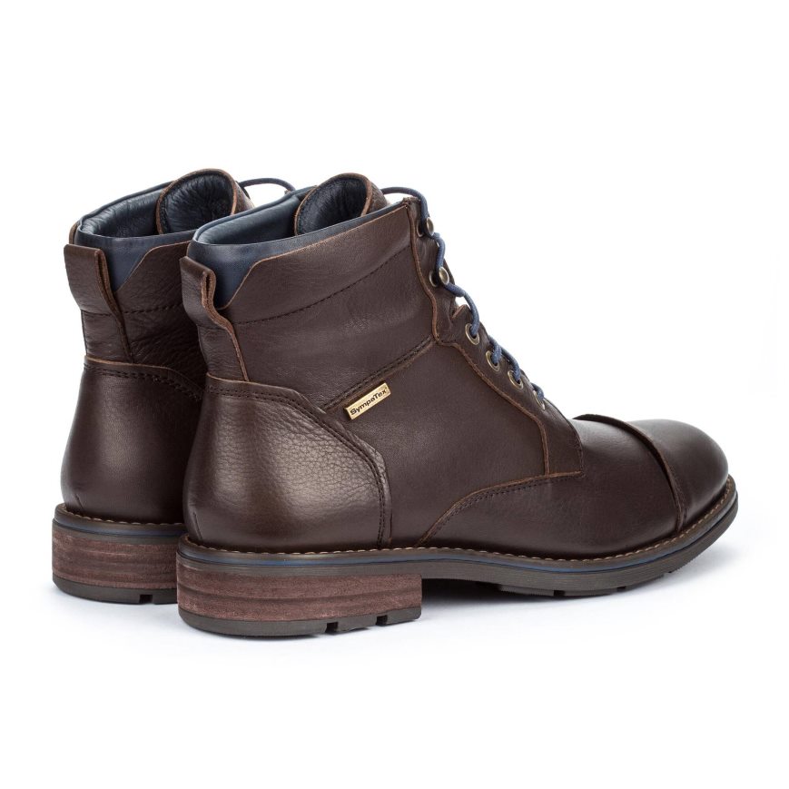 Men's Pikolinos YORK Ankle Boots Brown | NZ RQ95018